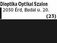 Dioptika Optikai Szalon