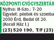 Központi Gyógyszertár