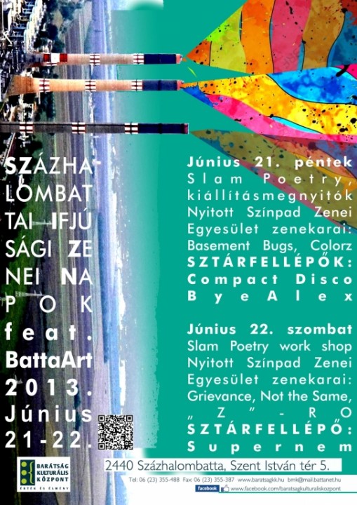   - Százhalombattai Ifjúsági Zenei Napok